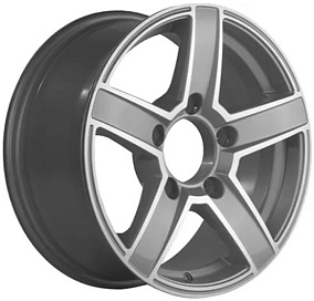 Диски Khomen Wheels KHW1614 (Niva 4x4 Bronto) F-Silver-FP